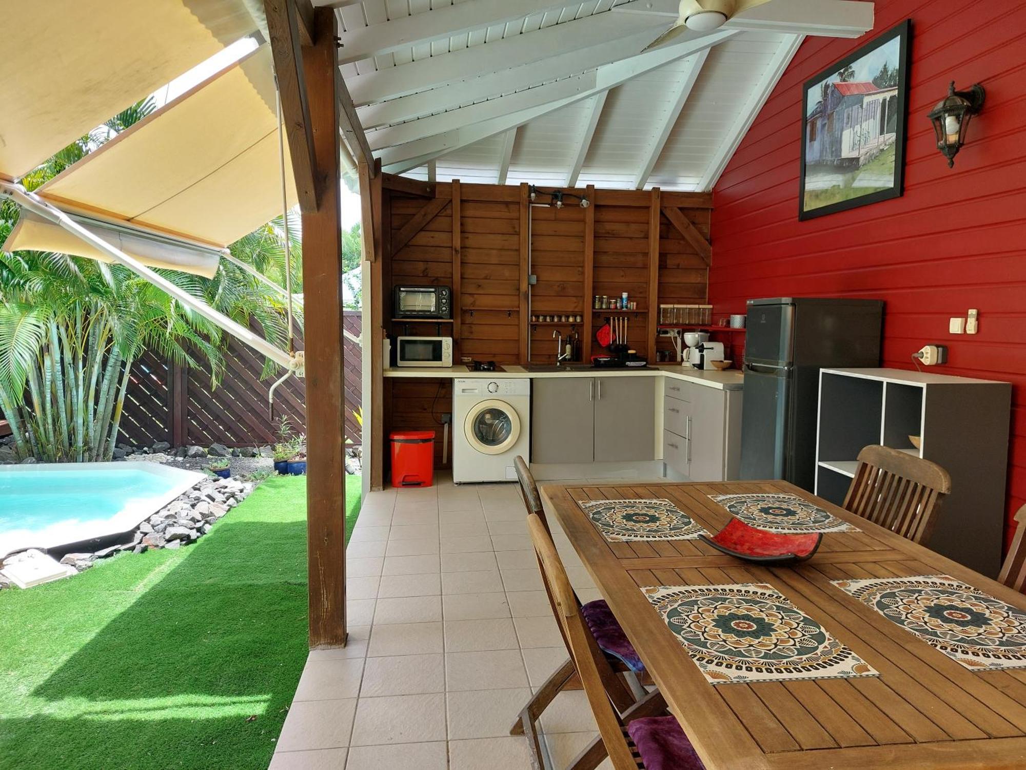Lodge "Le Temps D'Un Reve" Saint-Francois  Exteriör bild
